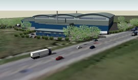 An artist's impression of the EfW plant in Carnbroe, North Lanarkshire